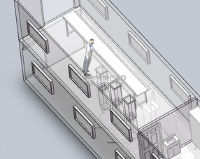 空间房屋设计模型 工作室建筑设计